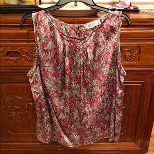 Kasper Sleeveless Shell in EUC